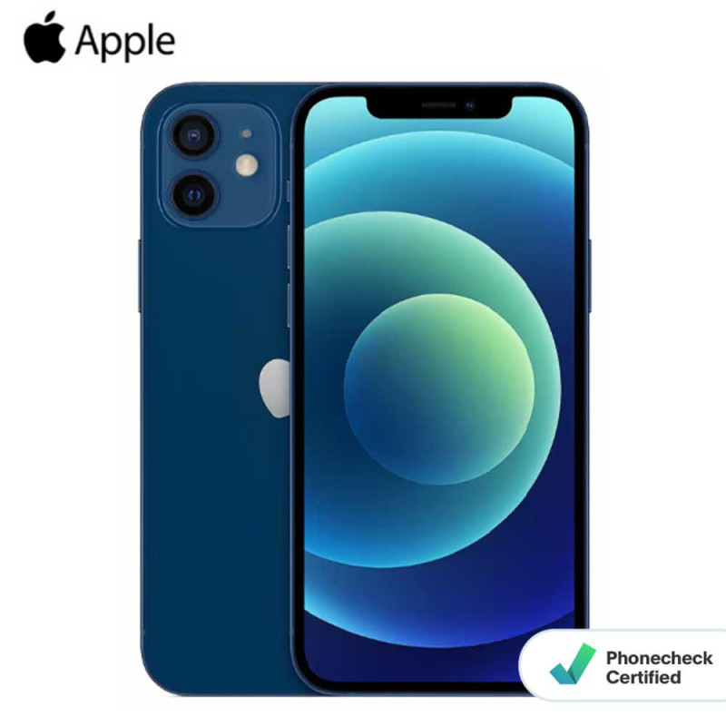 Téléphone iPhone 12 Mini 256Go Bleu Grade Z (Face iD + capteur de proximité + back cover HS)